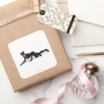 Catwoman Lurking Square Sticker