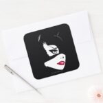 Catwoman Nine Lives Square Sticker