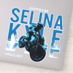Catwoman Selina Kyle Motorcycle Sticker