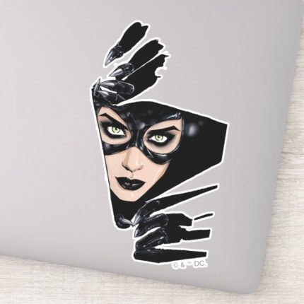 Catwoman The Claws Are Out Cover Illustration Sticker