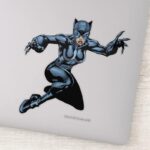 Catwoman With Claws Sticker