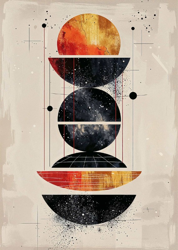 Celestial Stages Poster