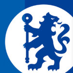Chelsea FC lion blue Poster