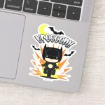 Chibi Batman Batcycle Sticker