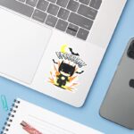 Chibi Batman Batcycle Sticker