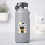 Chibi Batman Batcycle Sticker