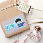 Chibi Bizarro Arctic Vision Rectangular Sticker