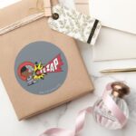 Chibi Cyborgs Cybernetic Cannon Classic Round Sticker