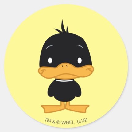 Chibi DAFFY DUCK™ Classic Round Sticker