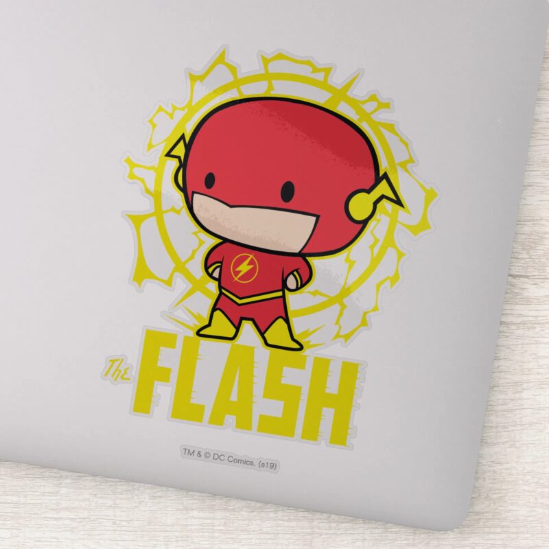 Chibi Flash With Electricity Sticker Chibi Flash With Electricity Sticker