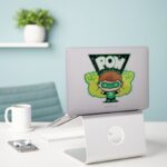 Chibi Green Lantern Forming Giant Fists Sticker