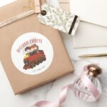 Chibi HOGWARTS EXPRESS™ Ride Classic Round Sticker