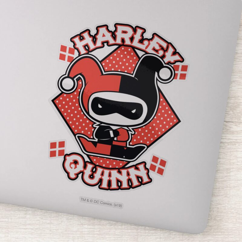 Chibi Harley Quinn Splits Sticker Chibi Harley Quinn Splits Sticker