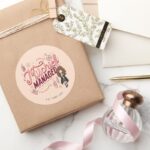 Chibi Hermione Mischief Managed Classic Round Sticker