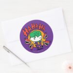 Chibi Joker With Toy Teeth Classic Round Sticker
