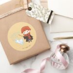 Chibi Ron Weasley Patronus Classic Round Sticker