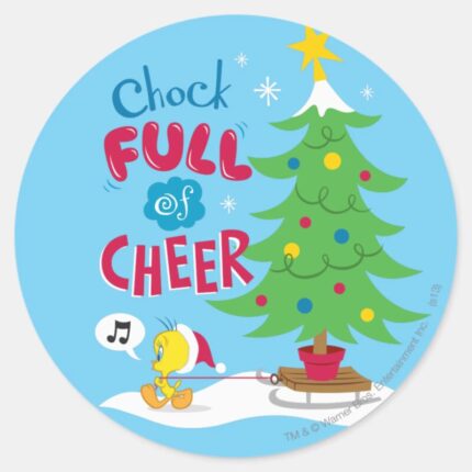 Chock Full Of Cheer Classic Round Sticker