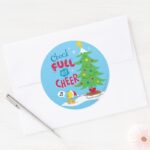 Chock Full Of Cheer Classic Round Sticker