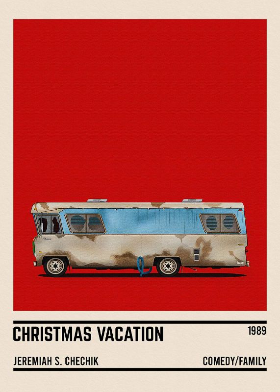 Christmas Vacation RV Car Poster