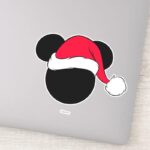 Christmas Mickey Mouse Santa Icon Sticker