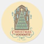 Christmas At HOGWARTS™ Cookie Graphic Classic Round Sticker