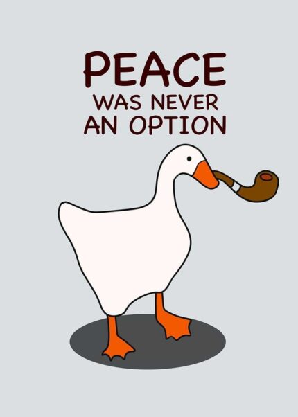 Cigar Duck Meme Poster