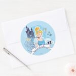 Cinderella Gracious Heart Classic Round Sticker