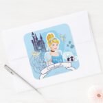 Cinderella Gracious Heart Square Sticker