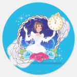 Cinderella Princess Cinderella Classic Round Sticker