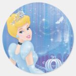 Cinderella Princess Classic Round Sticker