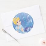 Cinderella Princess Classic Round Sticker