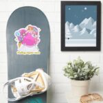 Cinderella Feeling Super Cute Badge Sticker