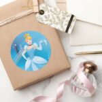 Cinderella Express Yourself Classic Round Sticker