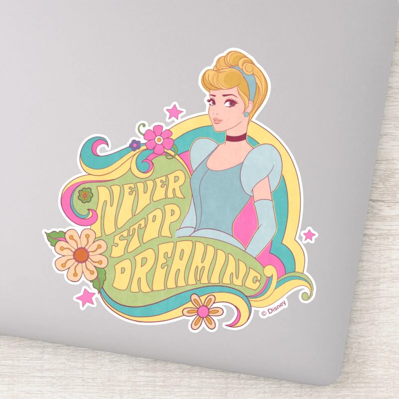 Cinderella Never Stop Dreaming Sticker Cinderella Never Stop Dreaming Sticker