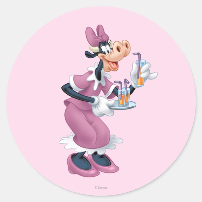 Clarabelle Cow Classic Round Sticker