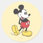 Classic Mickey Classic Round Sticker