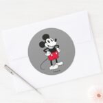 Classic Mickey Mouse A True Original Classic Round Sticker