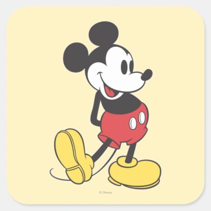 Classic Mickey Square Sticker