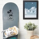 Classic Mickey Black And White Sticker