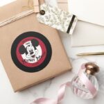 Classic Mickey Mickey Mouse Club Classic Round Sticker