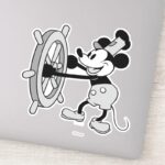 Classic Mickey Steamboat Willie 2 Sticker