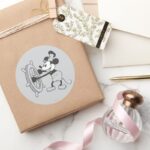 Classic Mickey Steamboat Willie Classic Round Sticker