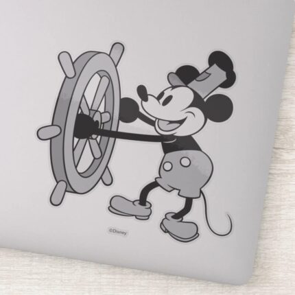 Classic Mickey Steamboat Willie Sticker
