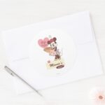 Classic Minnie Kitchen Classic Round Sticker