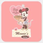 Classic Minnie Kitchen Square Sticker