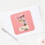 Classic Minnie Kitchen Square Sticker