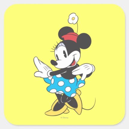 Classic Minnie Sweet Square Sticker