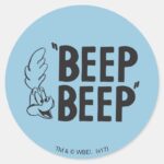 Classic ROAD RUNNER™ BEEP BEEP™ Classic Round Sticker