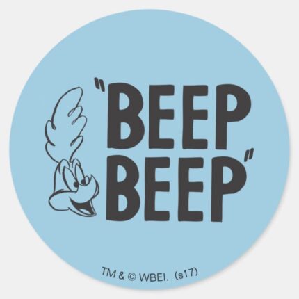 Classic ROAD RUNNER™ BEEP BEEP™ Classic Round Sticker