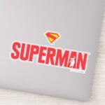 Classic Superman Bold Logo Sticker